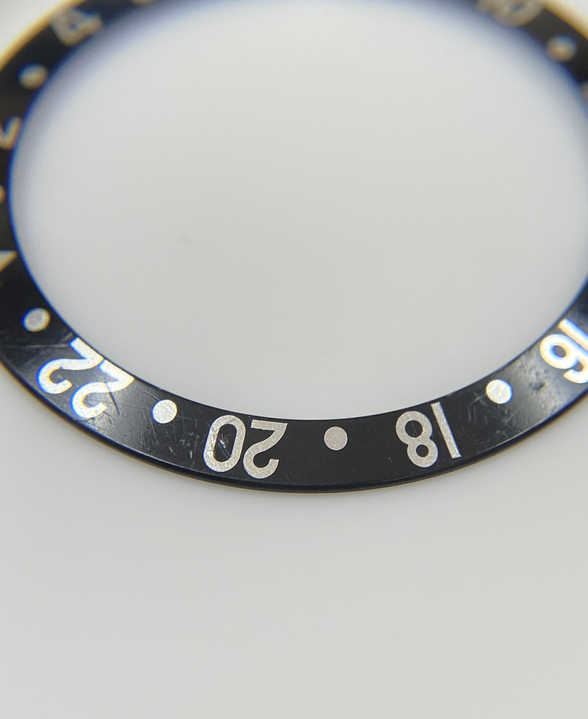 Genuine Rolex GMT Master II Sapphire Model Black Bezel Insert 16700 16710 16760