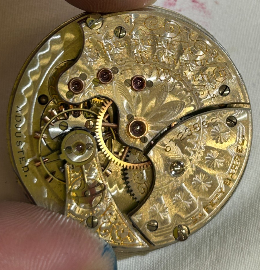 Antique Pocket Watch Movement And Dial Lot of 5 Elgin , Waltham, Illinois