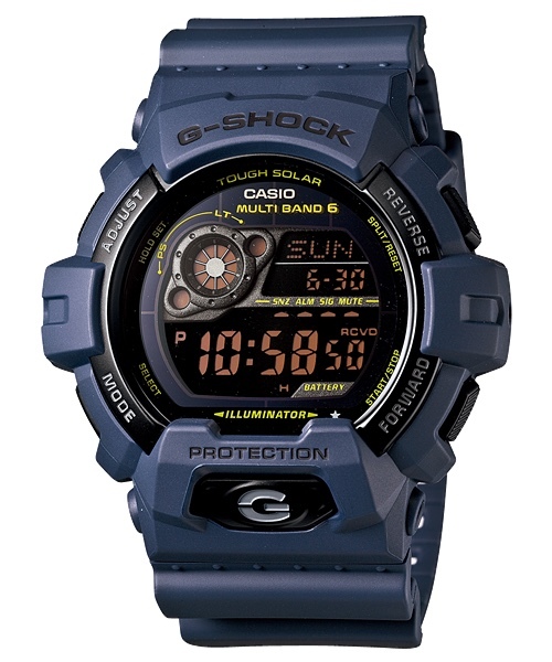 Casio G-Shock GR-8900NV GW-8900NV resin watch case cover bezel dark navy blue