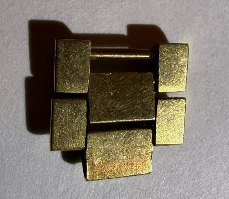 Rolex Presidential Solid 18k Gold Men’ links w/ screws. Please Read Description