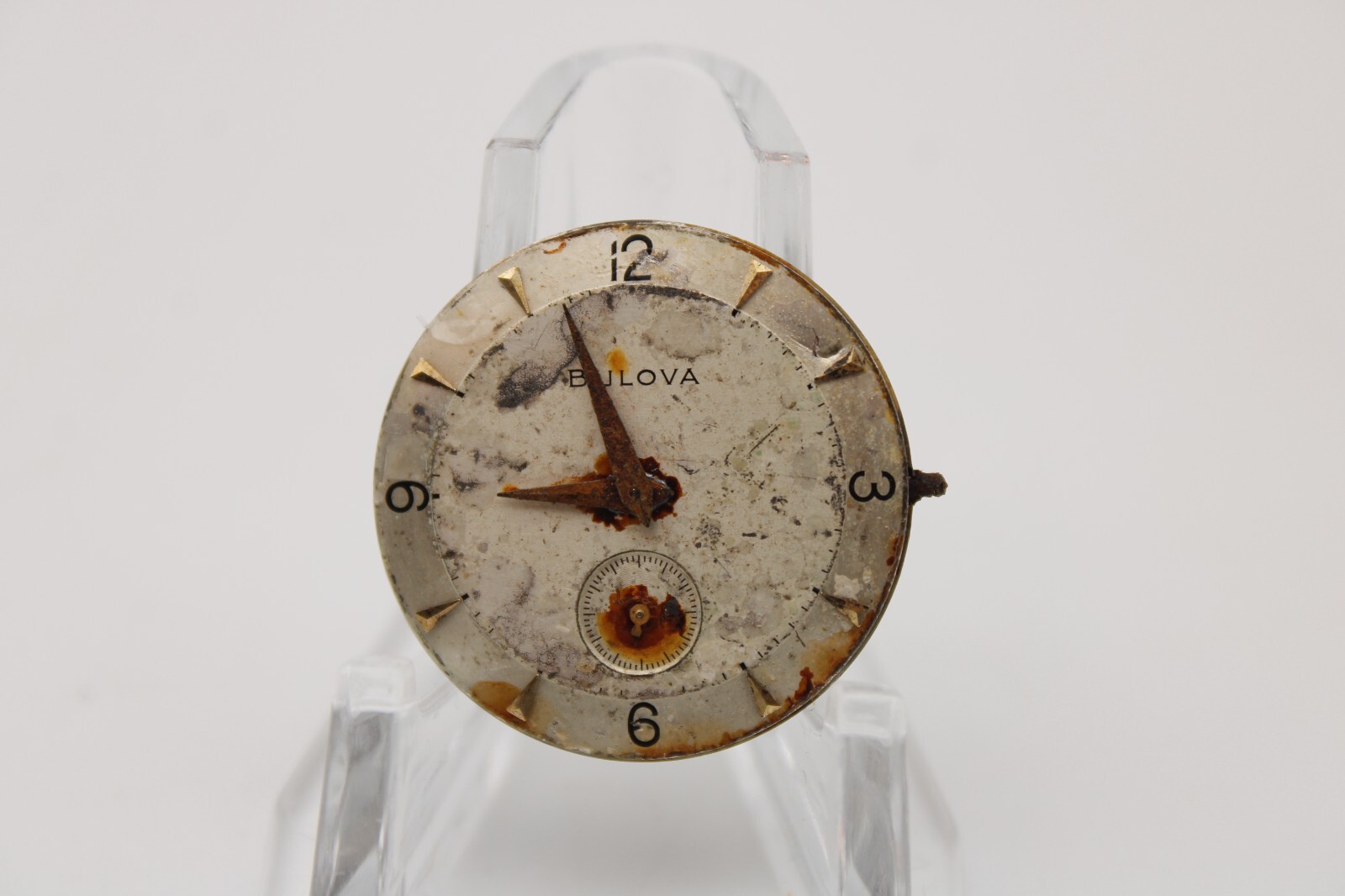 BULOVA WATCH MOVEMENT 10BM USA 17j 26.8mm (QF)