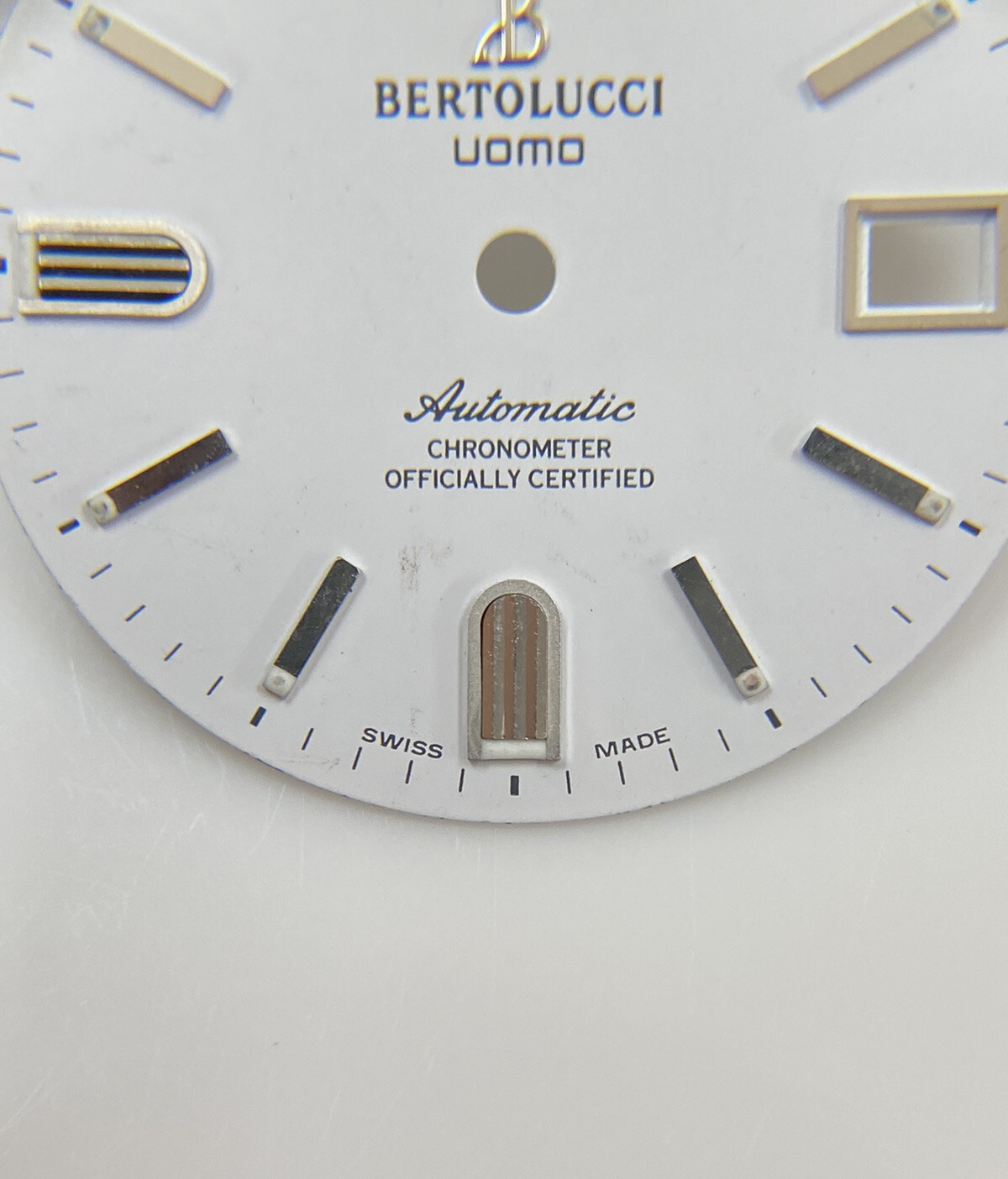 Original Bertolucci Uomo Automatic 28mm White Dial Ref: 884.55.41.10B