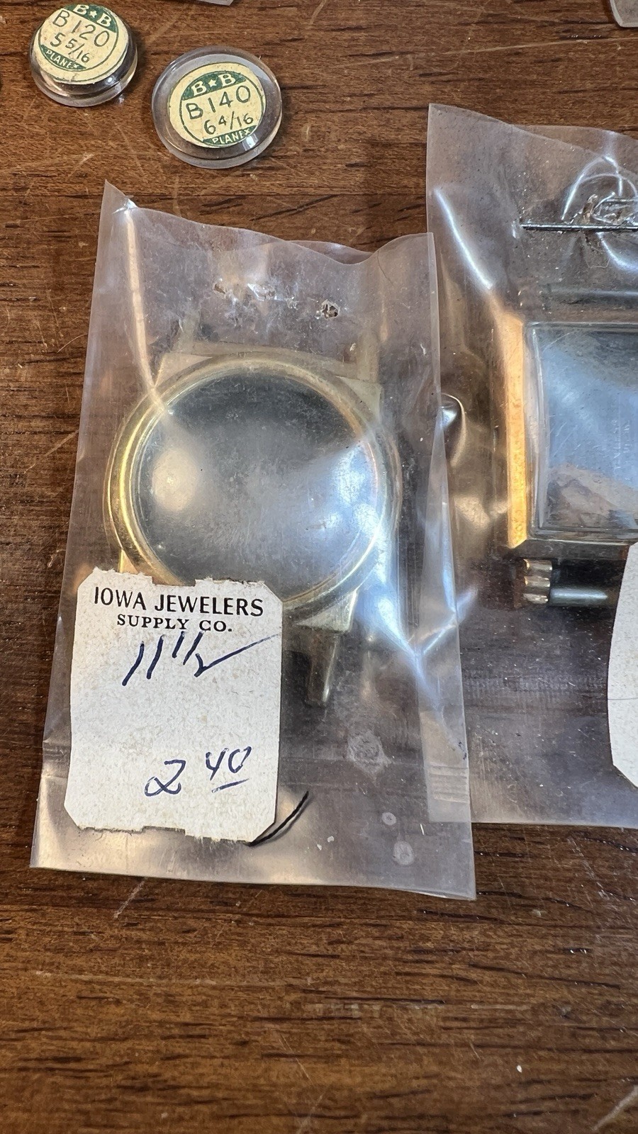 Watchmaker Repair Lot 26 Crystals 6 Cases NOS Glass BB WC Hamilton Seiko 4 Bands