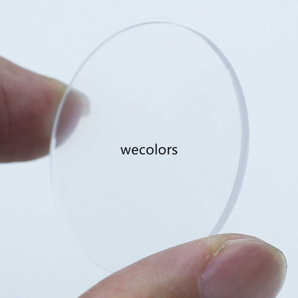 Sapphire 1.5MM Thickness Flat Watch Glass Round Crystal Replacement 20-40.5MM