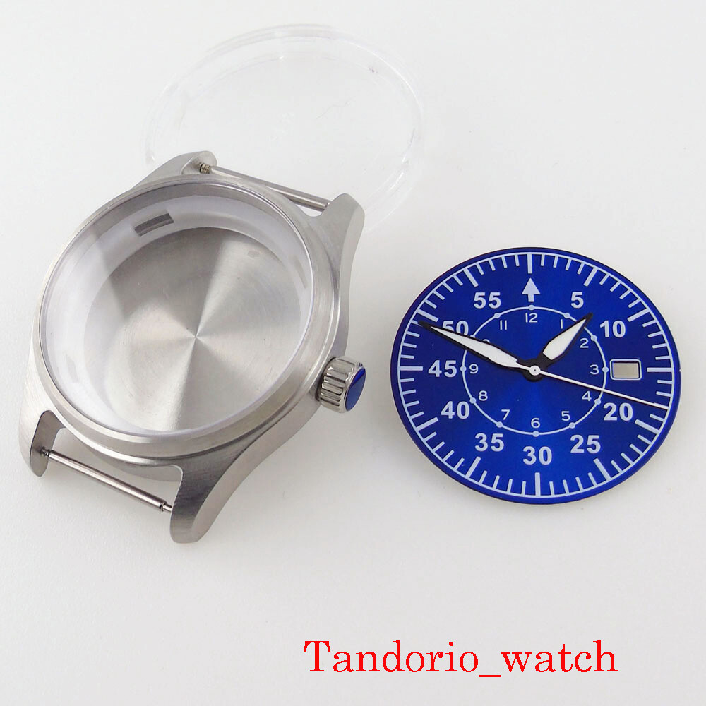 39mm Watch Case for NH35 Movement 200m Waterproof Luminous Dial Sapphire Crystal