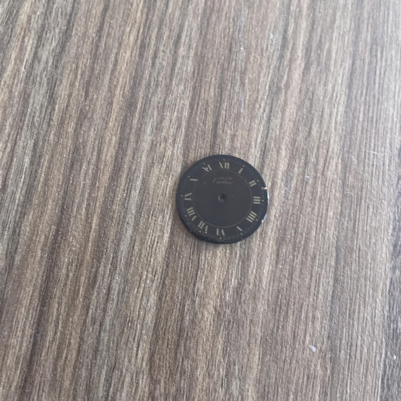 Auth Used Cartier 20mm Black Dial