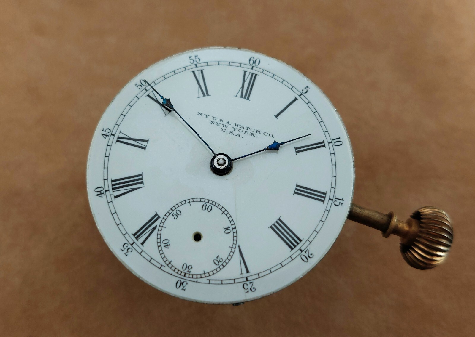 Antique NEW YORK WATCH Co. Movement & Dial. To restore/Spares
