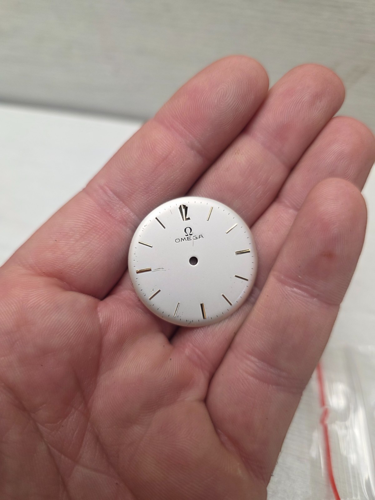 Vintage Antique Collectible OMEGA Watch Wristwatch 30mm Watch Dial Part Original