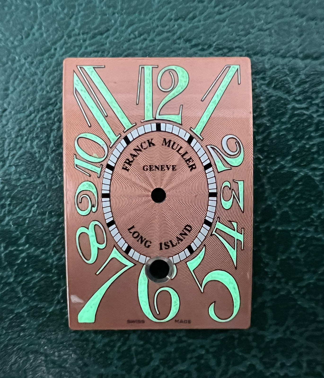 Authentic FRANK MULLER Long Island Salmon DIAL – 25.5mm x 37.7mm – OC#957