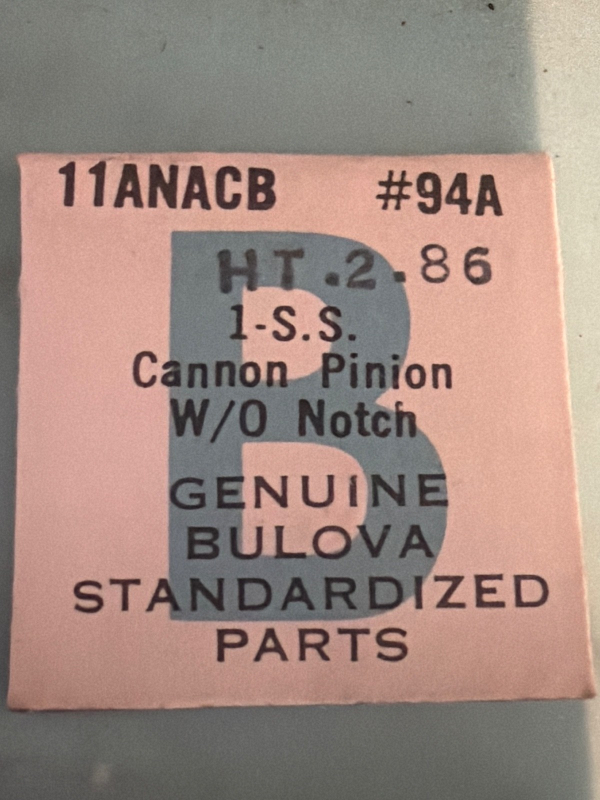 Bulova #94 – Cannon Pinion – NOS – Various Calibers