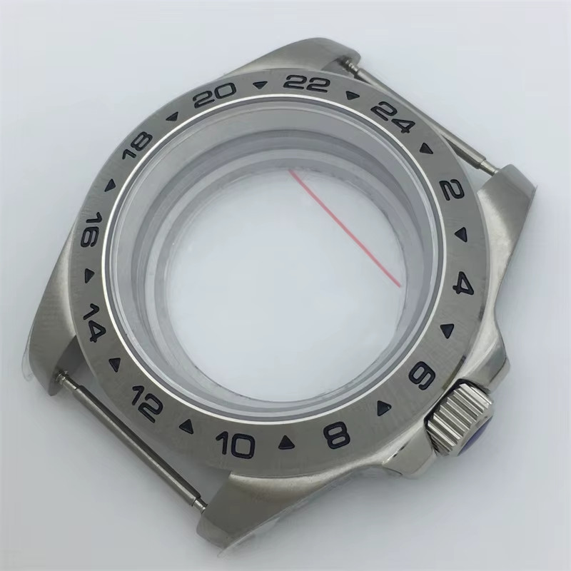 40Mm /43Mm Explore 2 Case Solid Bezel Sapphire Glass Fit NH34 NH35 NH36 ETA2824