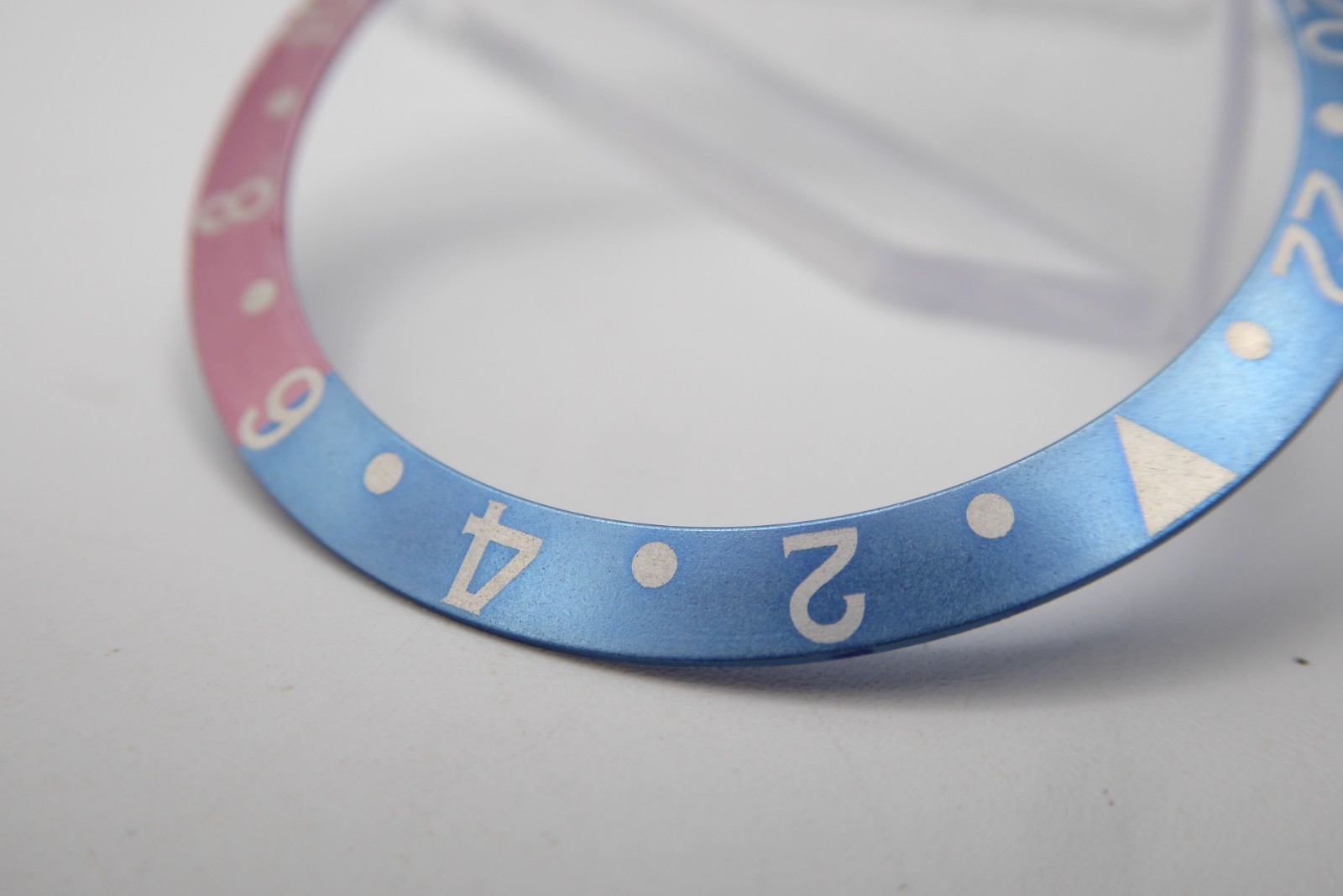 Rolex GMT Master Pepsi faded serif insert 16710