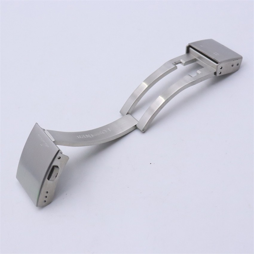 19MM Stainless Steel Folding Buckle For Silicone Watch Strap Rubber Watch Band