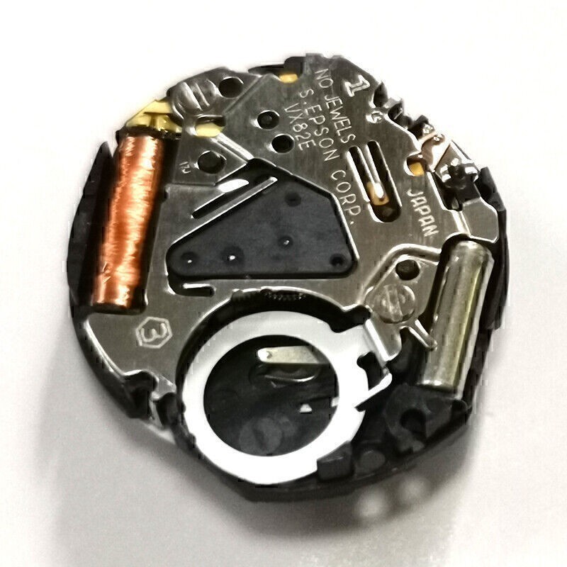 Watch Japanese VX82E Quartz Movement 3Hands at 3 O’clock Window Calendar Replace