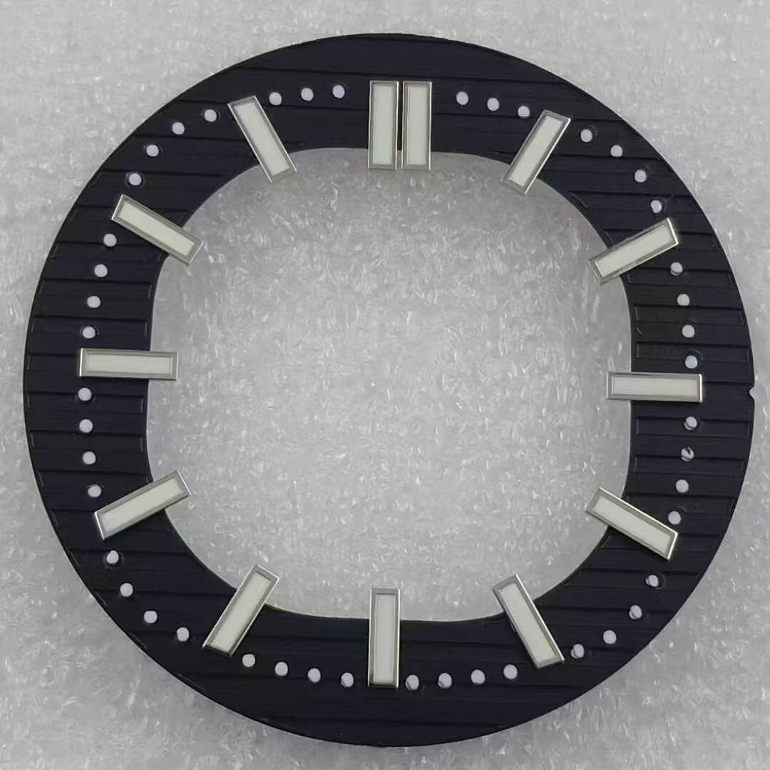 30.5mm Open Center Dial Ring Stick Indices Lume Dots Fit Auto Mod