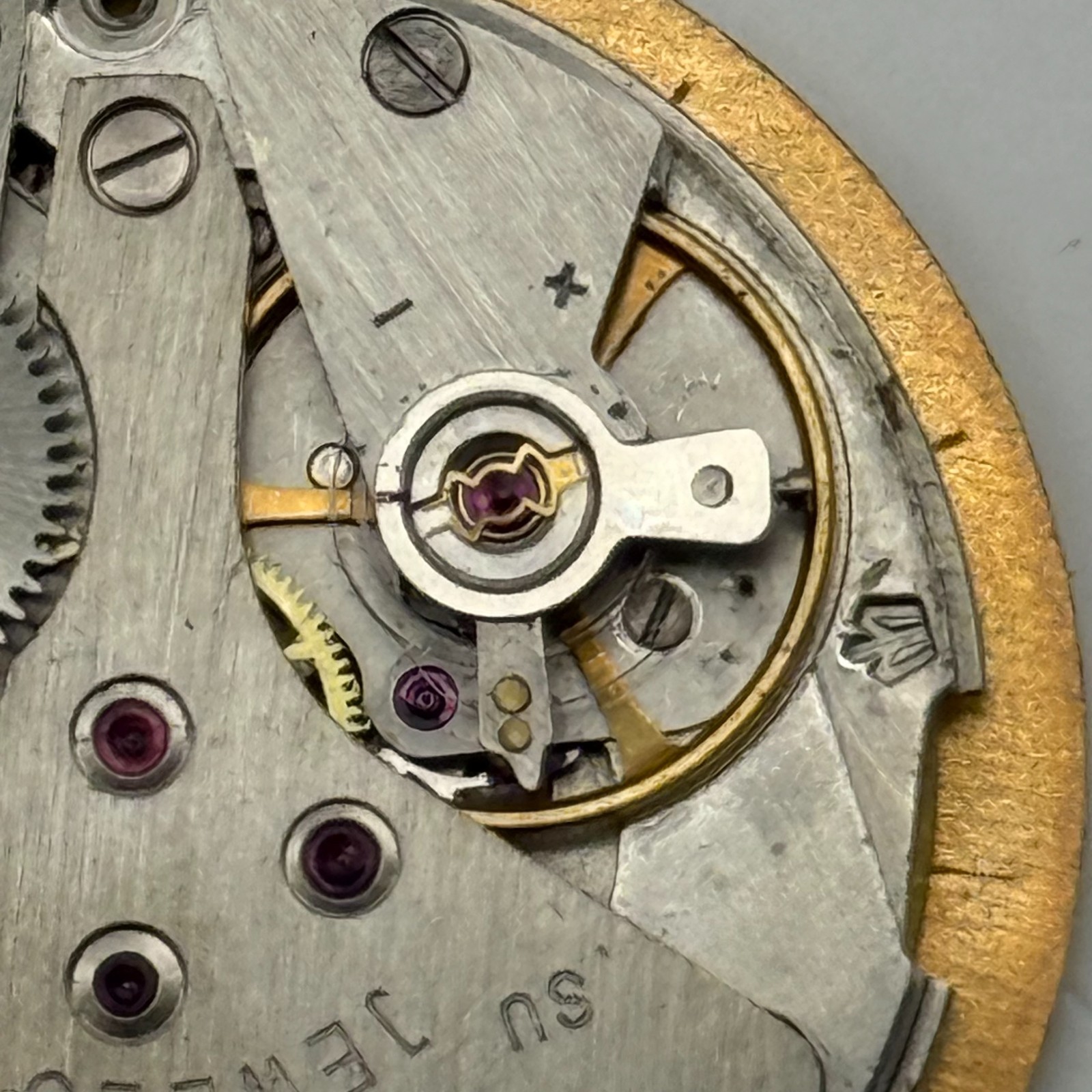 Poljot 2614.2H Watch Movement Sekonda Soviet 17 Jewels Parts Repair 26.4mm
