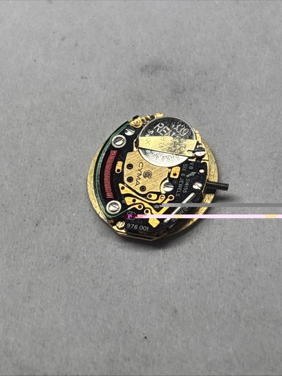 ETA 976.001 Cyma Movement Running ,