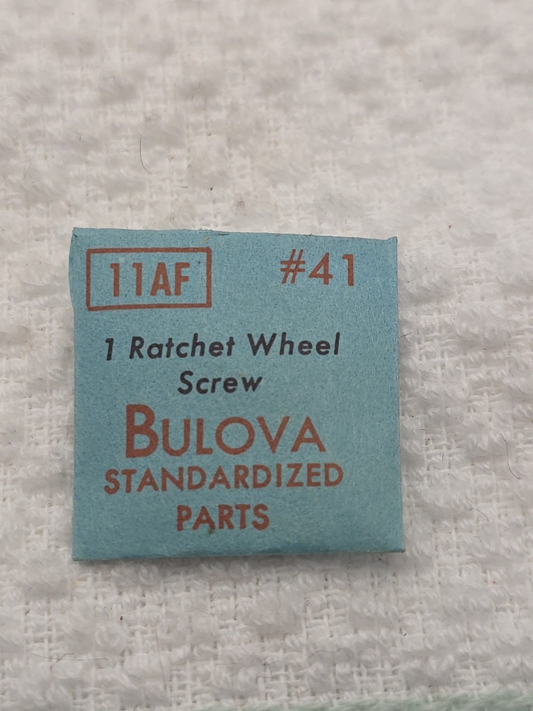Bulova 1 Ratchet Wheel Screw 11AF #41 NOS