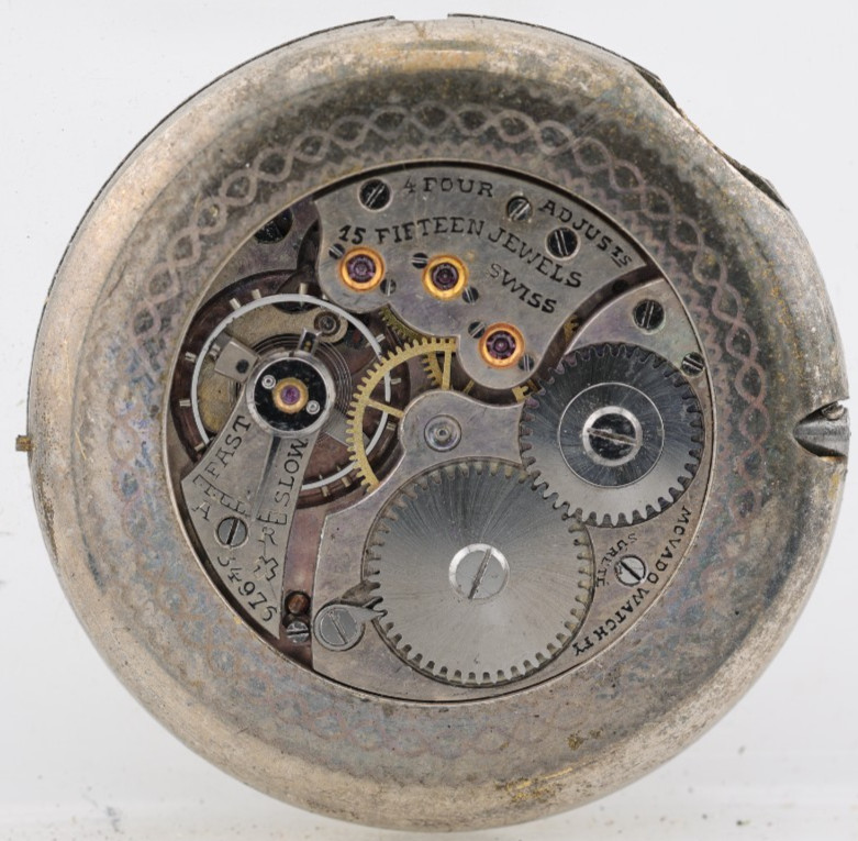 MOVADO SWISS +34976, 15j WATCH MOVEMENT, GATTLE, FOR REPAIR (M14)