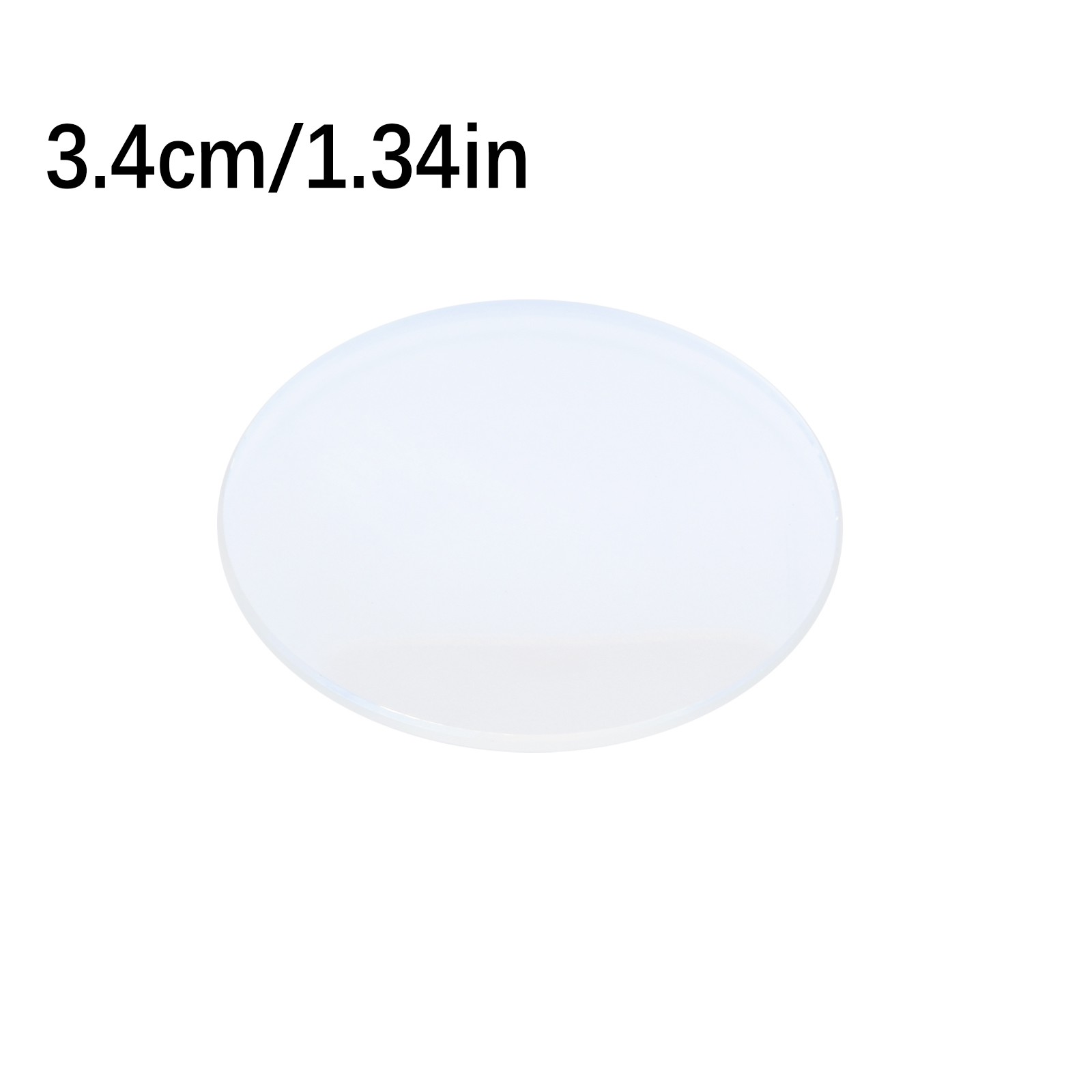 34mm Dia 1.2mm Thick Blue AR Coated Double Dome Mineral Watch Glass Crystal