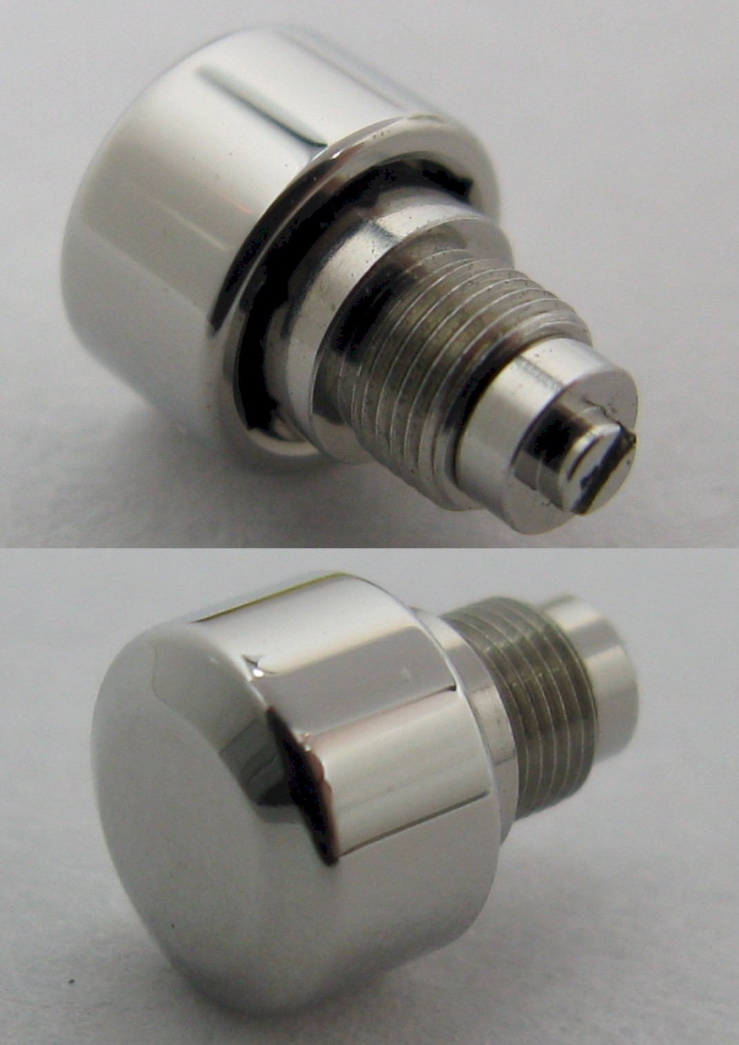chronograph pusher in stainless steel diameter 4.2 mm fit case hole close 2.3 mm