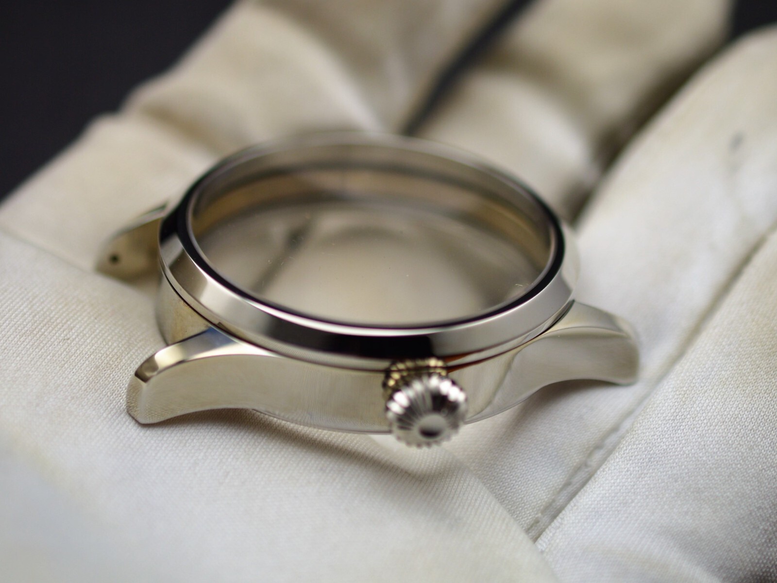 42 mm watch case set for dial hands Hamilton 917 921 923 with sapphire crystal