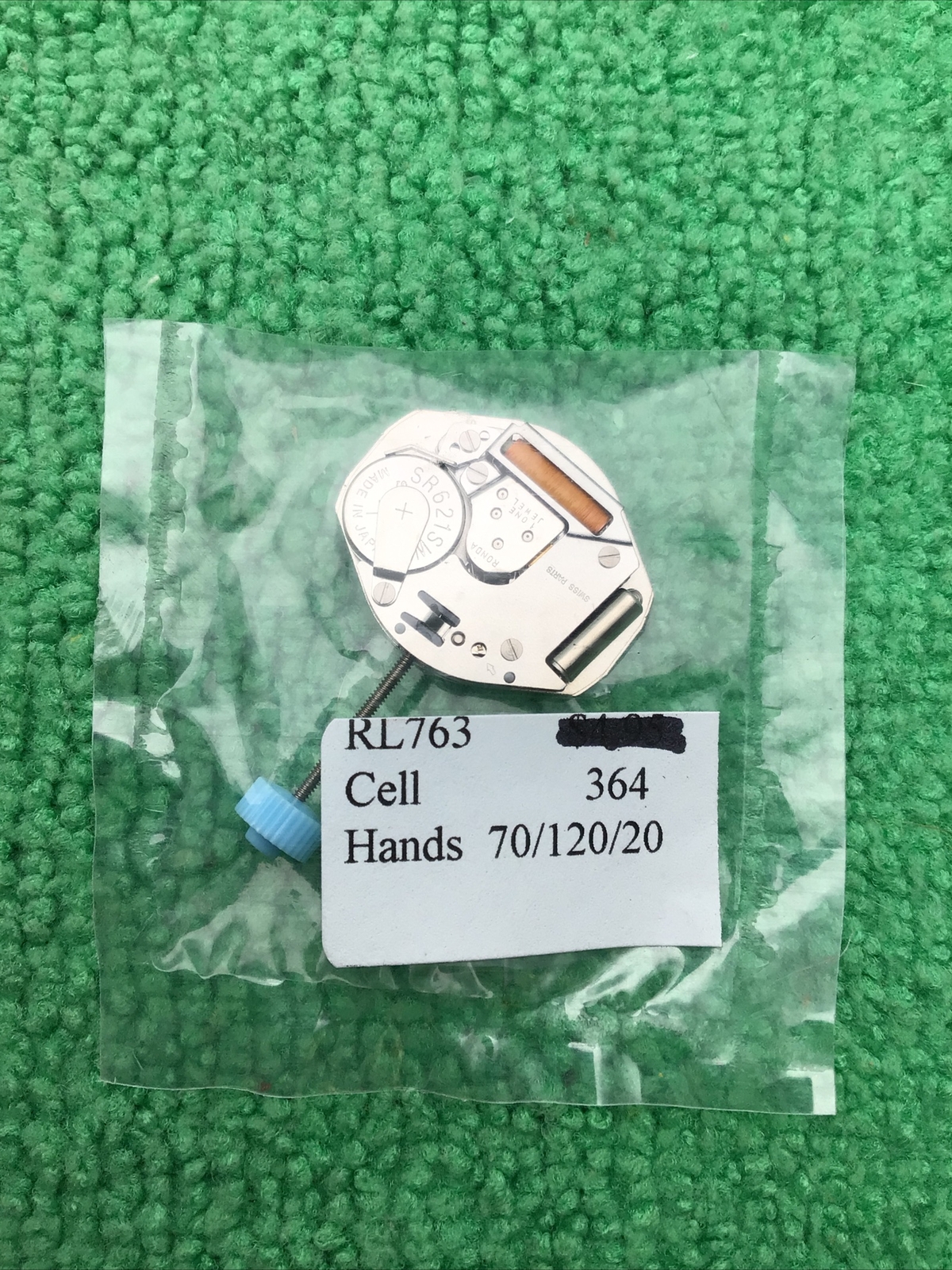 Ronda 763 Quartz Watch Movement, 3 Hands, NOS