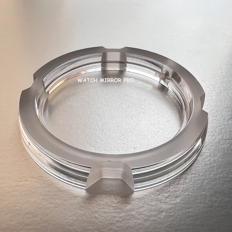 Watch Sapphire Crystal Case Middle Frame for Omega De Ville 431.33.41 40.7mm-