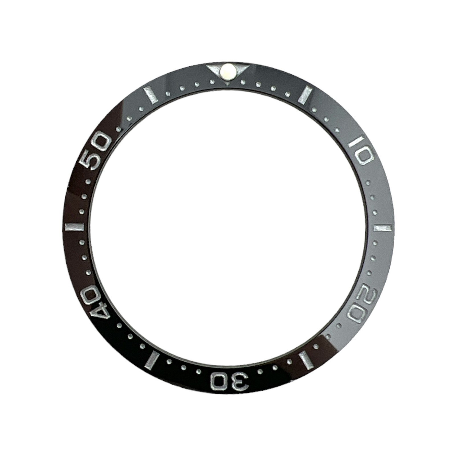 SKX007/SRPD Sloping Ceramic Bezel Insert – Black/Silver – CT678