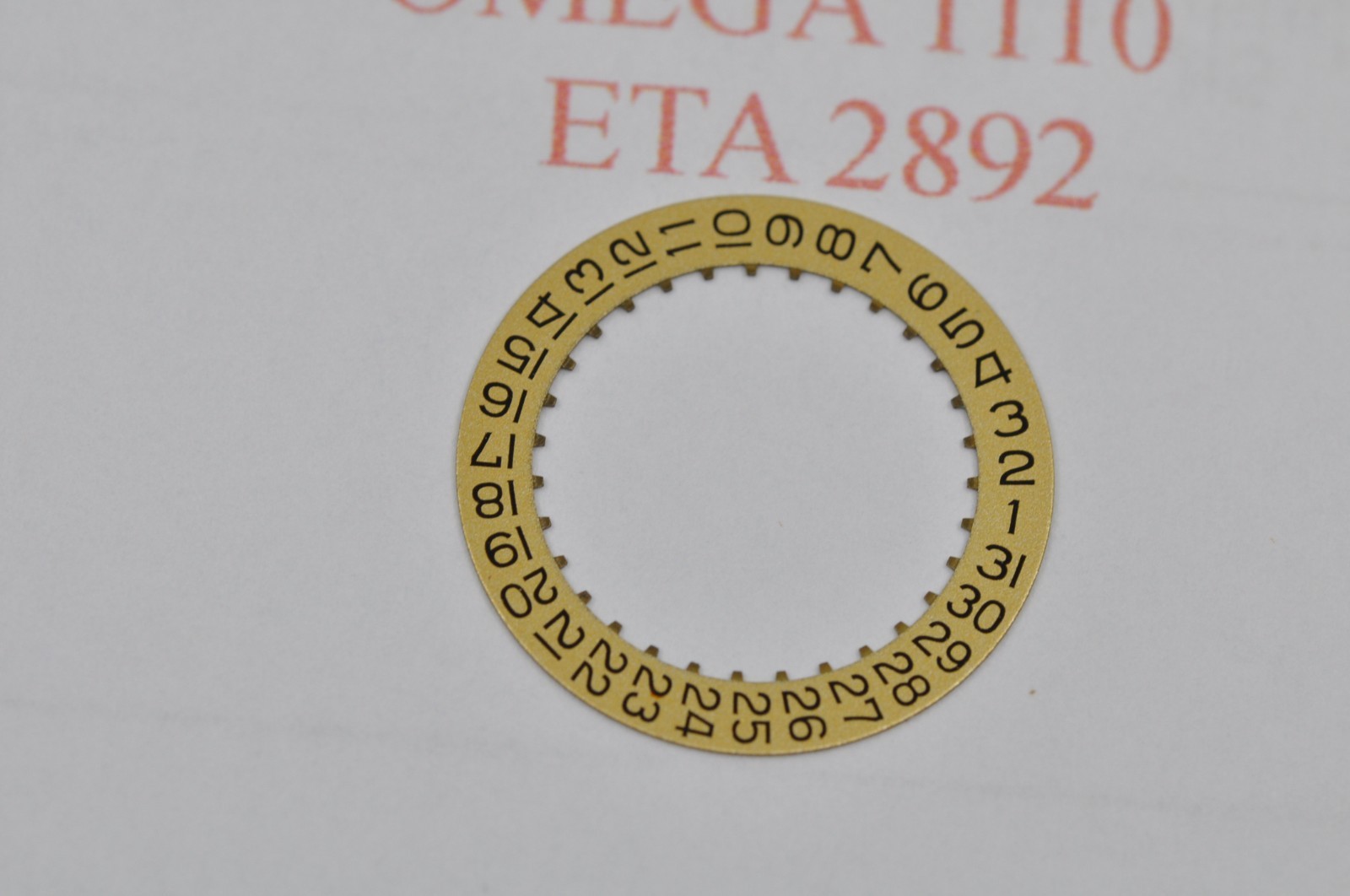 omega 1108 1110 1120 2500B date indicator part 1110-1580 ETA 2892 NOS