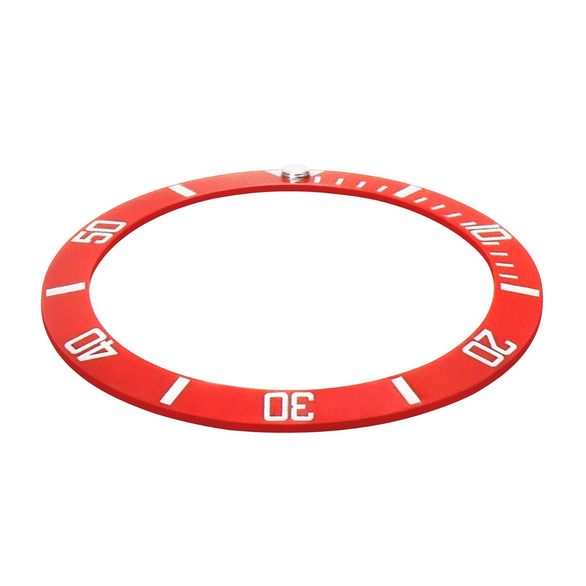 BEZEL INSERT CERAMIC FOR ROLEX SUBMARINER 116610 116613 116618 116619 RED SILVER