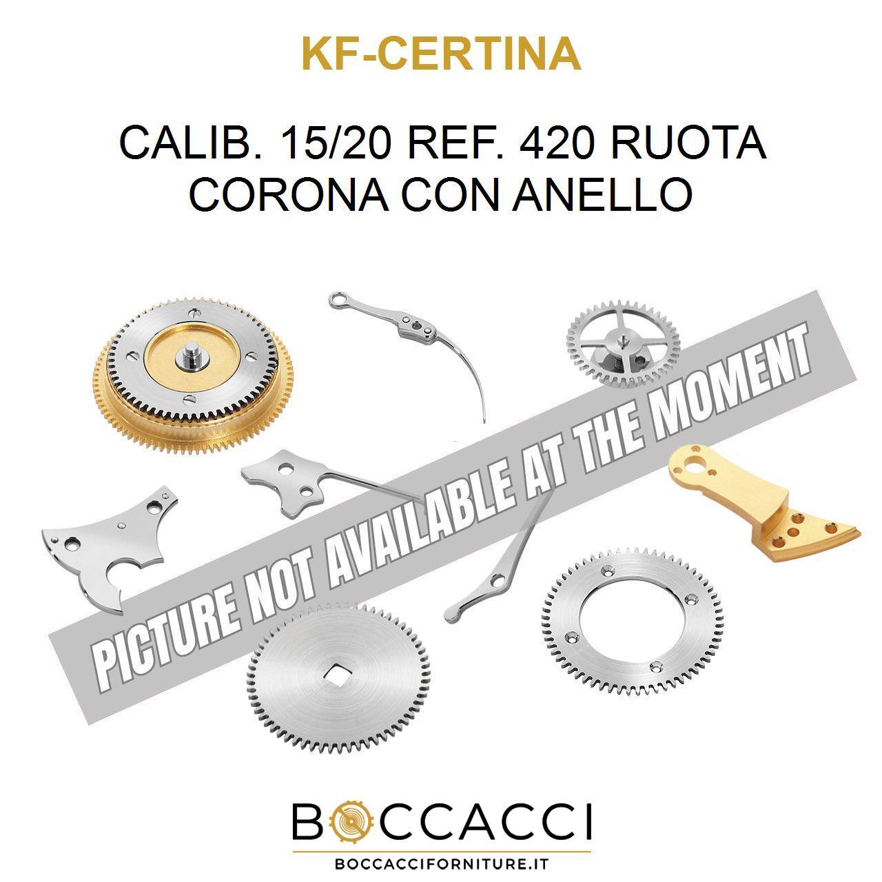KF-CERTINA Calib. 15/20 Ref. 420 Crown Wheel with Ring Calib: 15/20 (EXCELLENT…