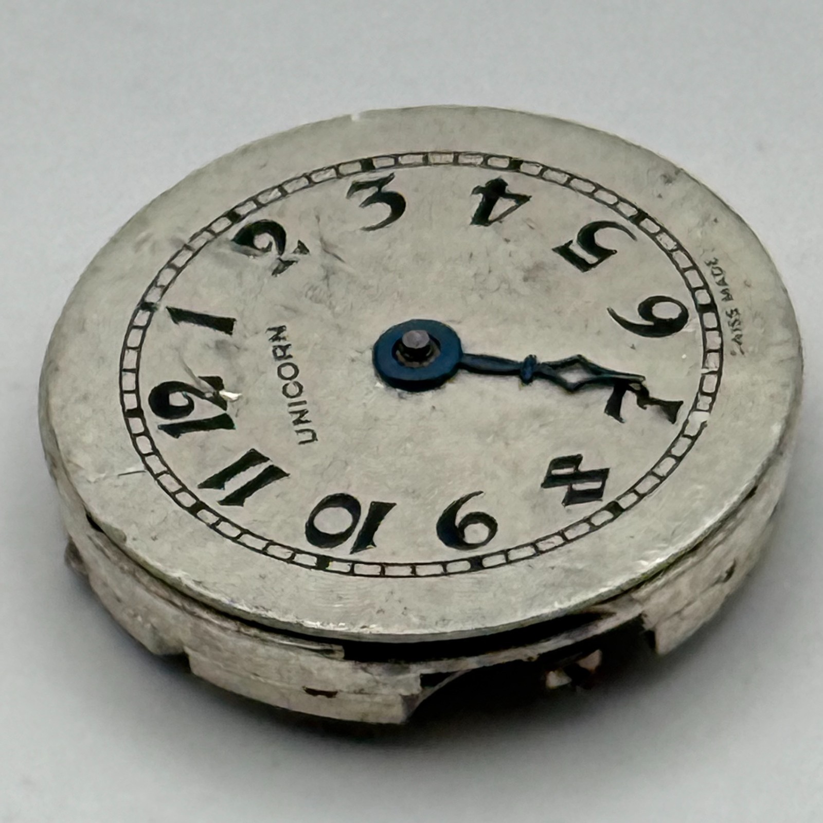 Unicorn Watch Movement Swiss 15 Jewels Small Manual Wind Parts 19.6mm