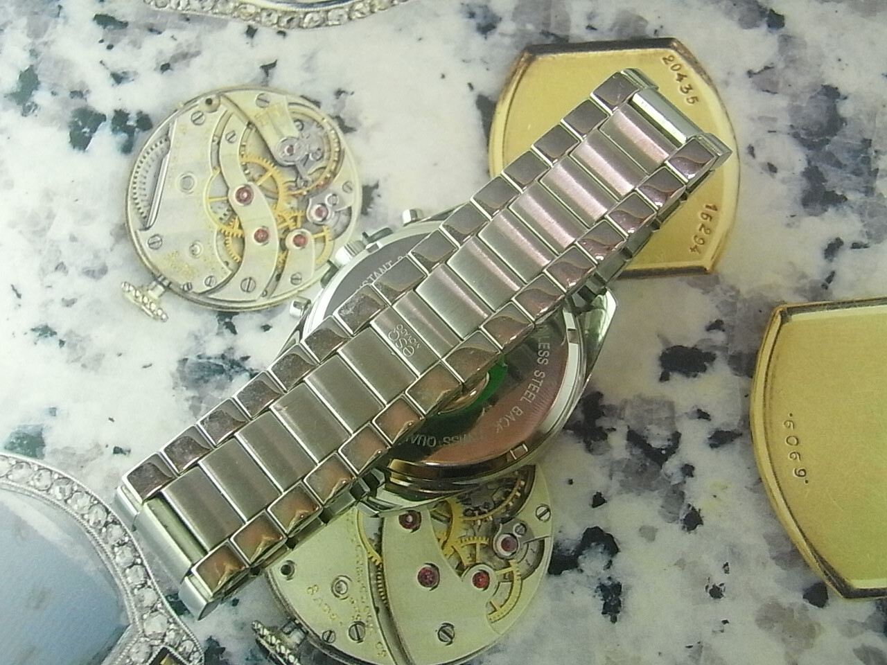 44MM ESQ BY MOVADO CATALYST CHRONO SALESMAN SAMPLE DEMO WATCH (without movement)