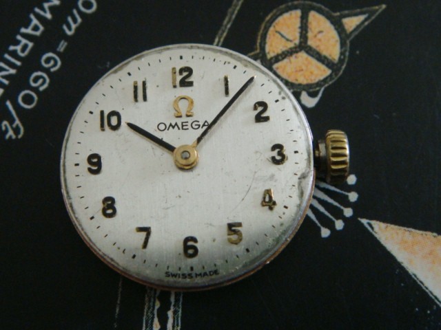 Vintage Omega calibre 620 Geneve DeVille watch movement project parts project GC
