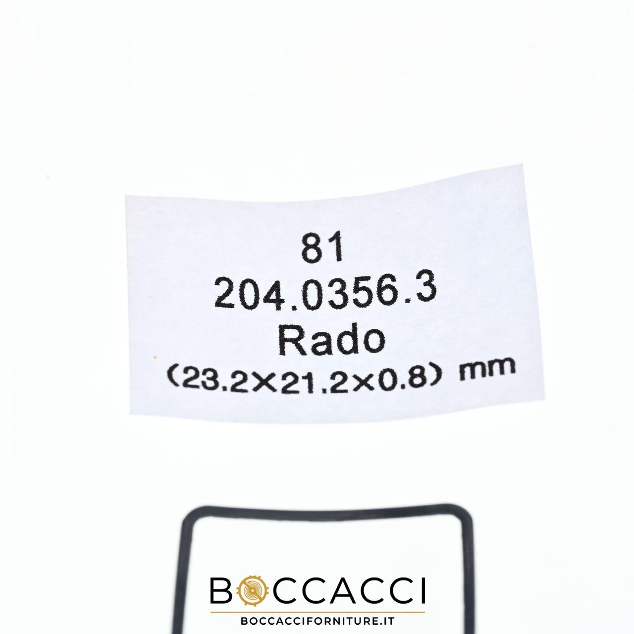 GENERIC Compatible Caseback Gasket for Rado 81 204.0356.3 (NEW)