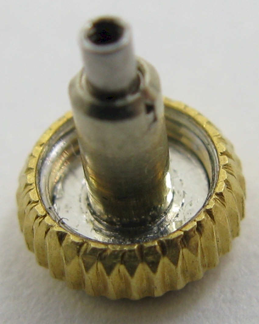 Rolex bubble back Crown yellow gold & stainless steel, diameter 5.2 mm