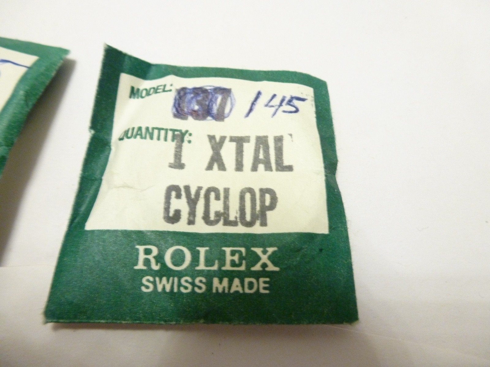 Authentic Rolex Glass Plexi Cyclop 25-145 Oyster Perpetual date Original