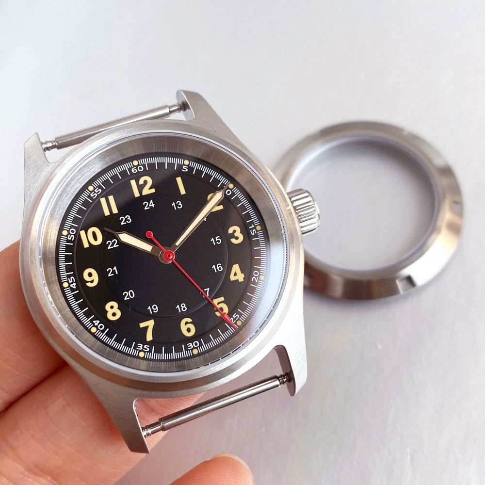39MM Glass Watch Case Suitable For NH ETA 2824 Miyota 8215 Movement Waterproof