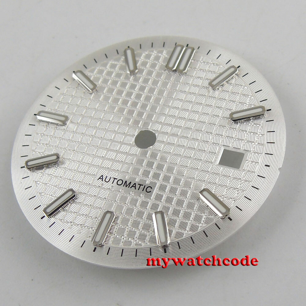 31mm sterile deep texture black dial fit ETA 2824 2836 DG 2813 8215 movement