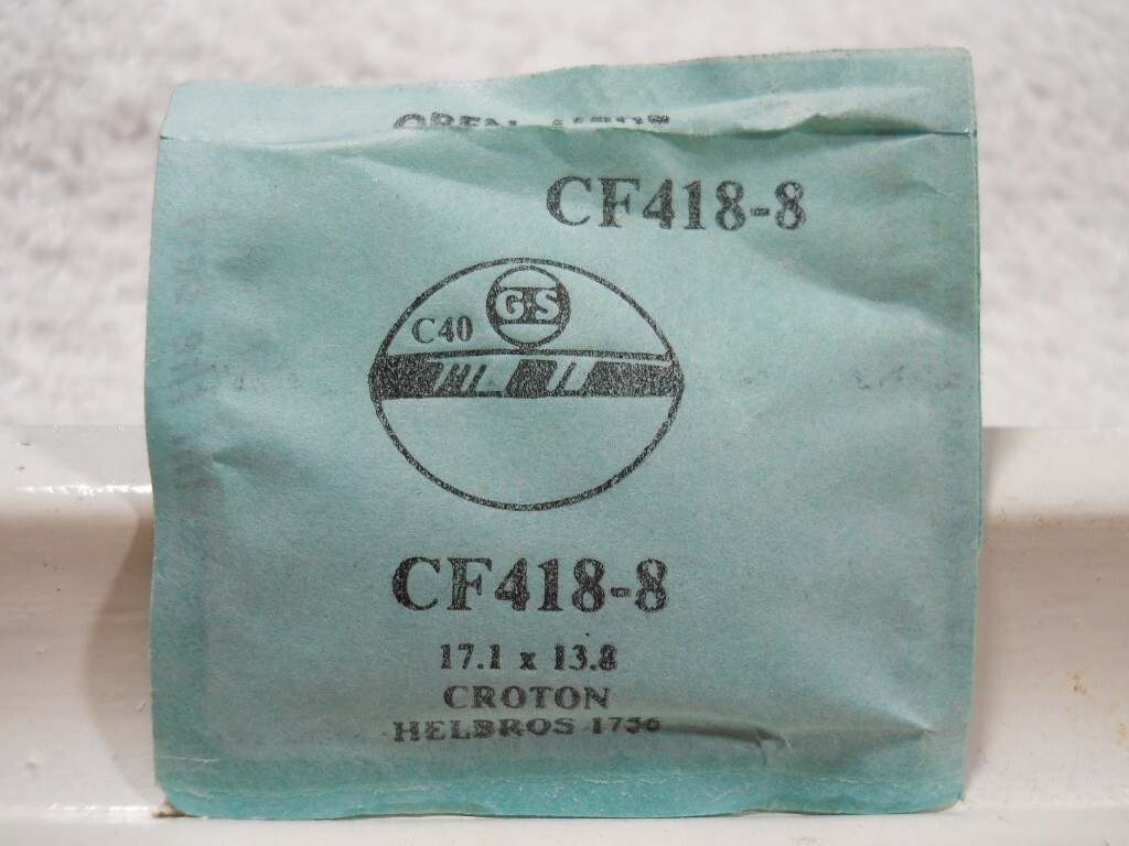 GS CF418-8 Watch Crystal For Croton Helbros 1756 – 17.1 x 13.8 mm – Replacement