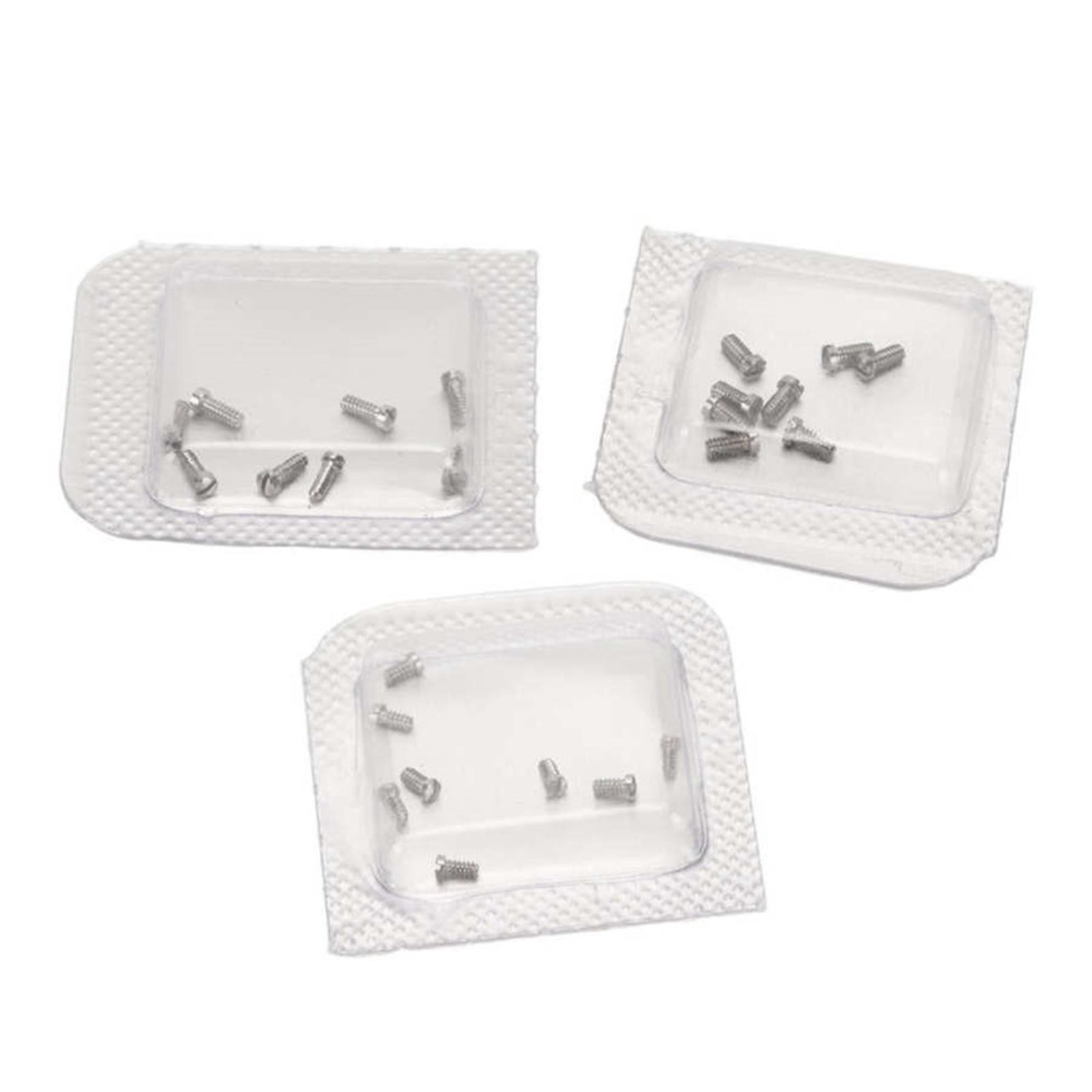 8PCS Micro Watch Repair Screws Stainless Watch Back Cover Screws For Ballon