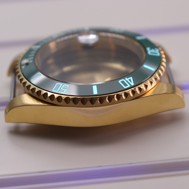40mm Diving Watch Case C3 Luminous Bezel For Seiko NH35 NH34 NH36 Movement 8215