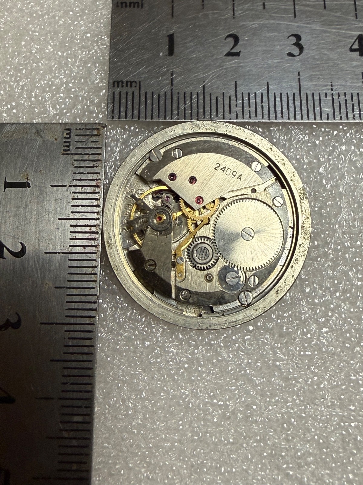 Watch movement USSR Vostok Cal.2409A plus Dial.For parts.