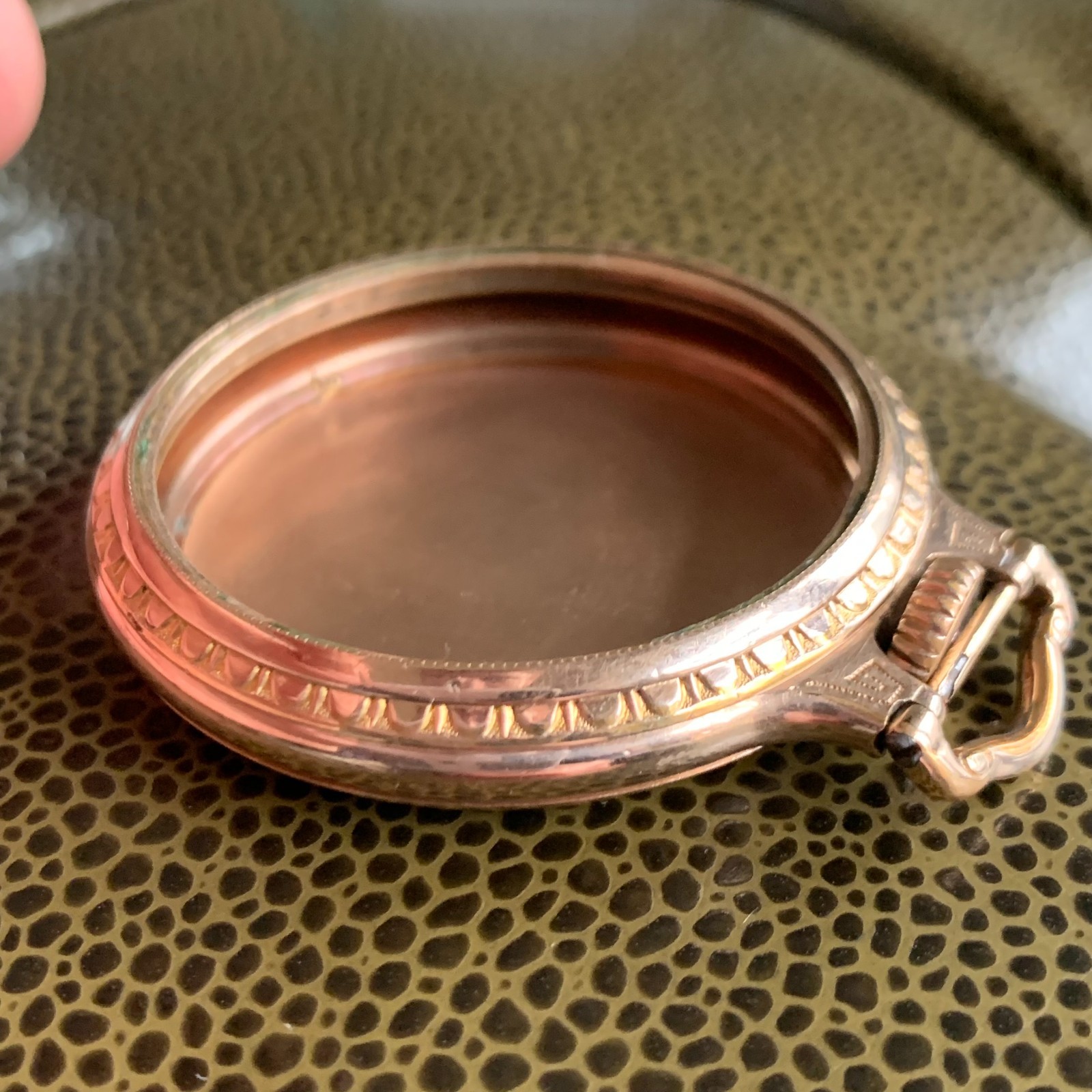 Wadsworth 10K Gold Filled BOC Railroad Case Fits Hamilton Pocket Watch #2