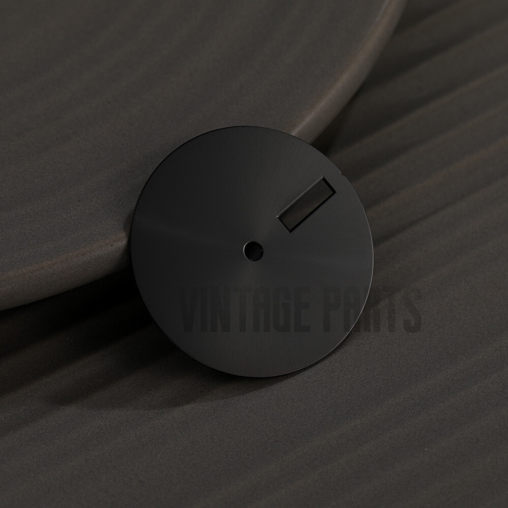 28.5mm Black Dual Calendar Window Fit For NH35/36 Automatic Movement
