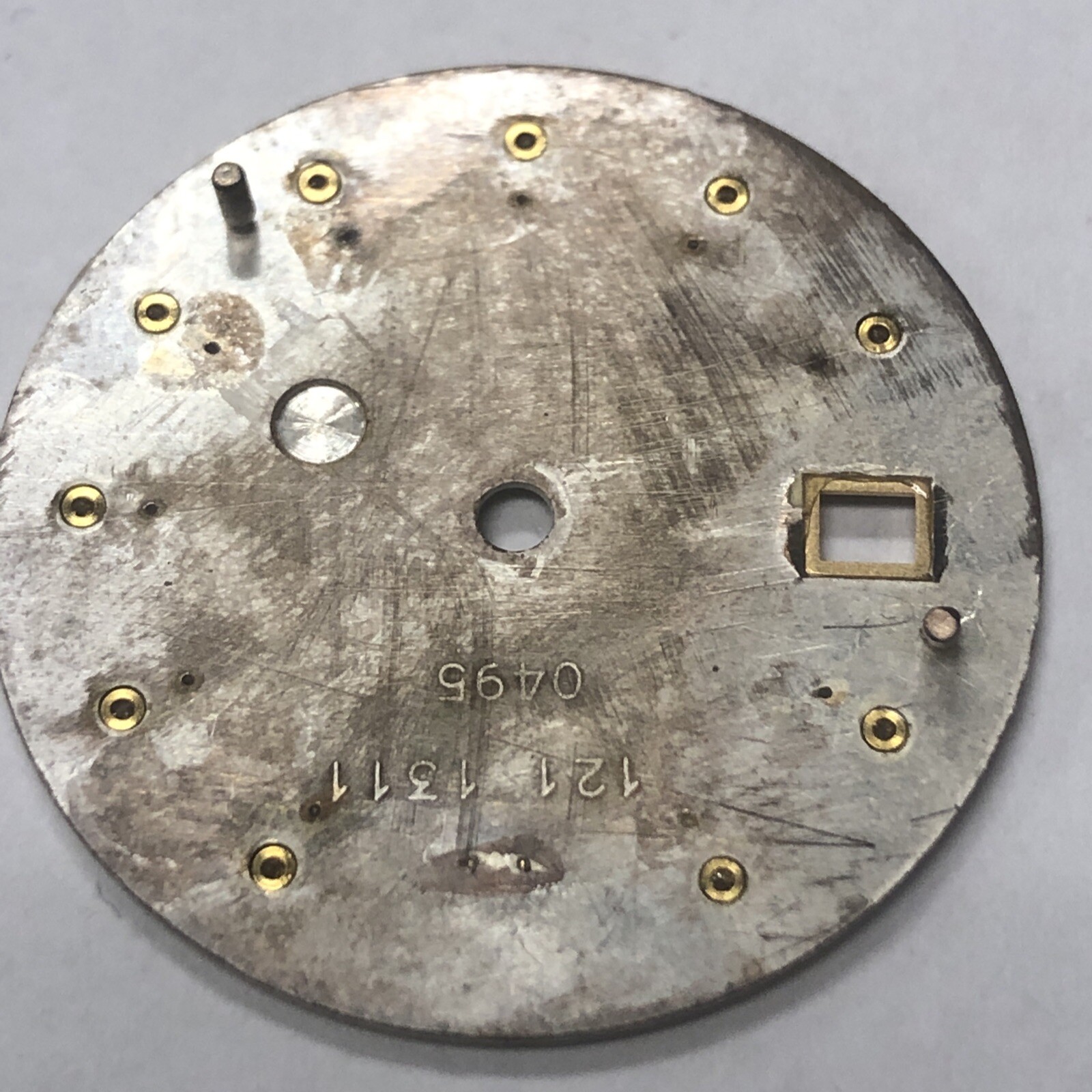 Original Rolex Dial, Date-Just Custom-Made Diamonds Set in Yellow Prong Setting