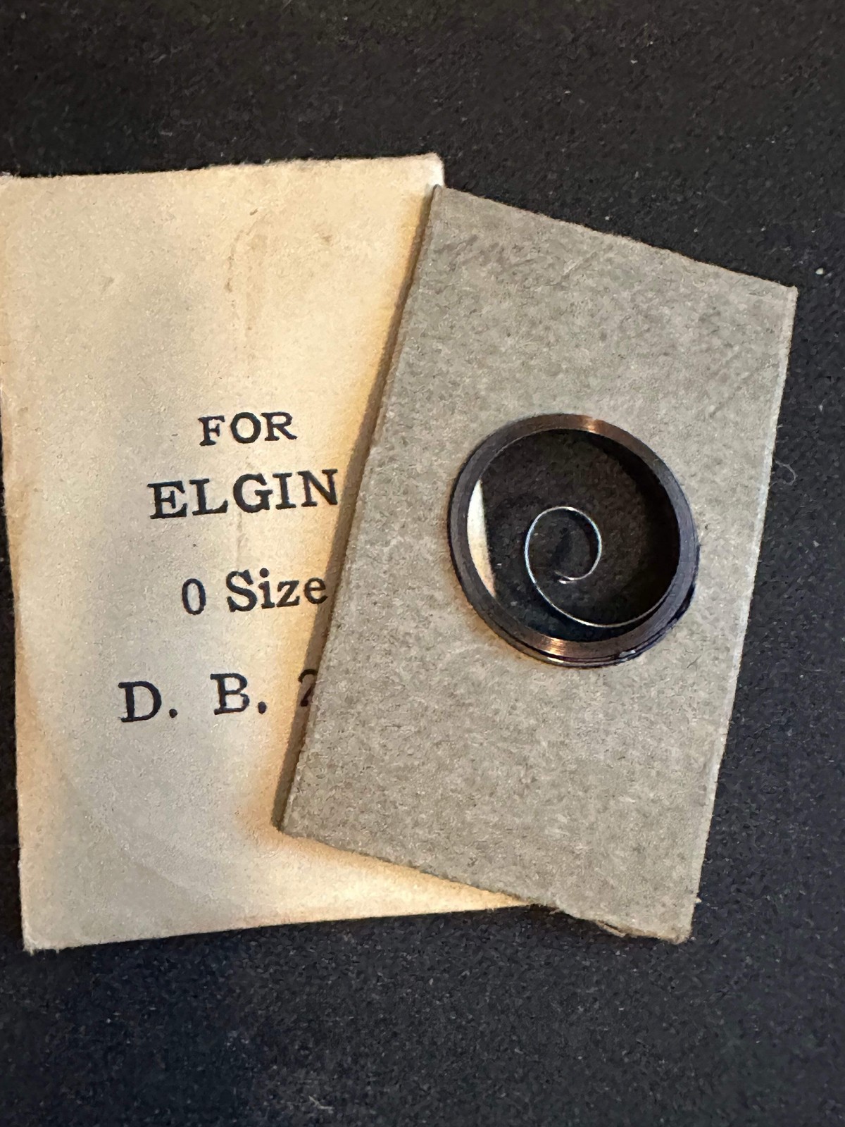 Steel Mainspring for 0s & 3/0s Elgin No. 2097