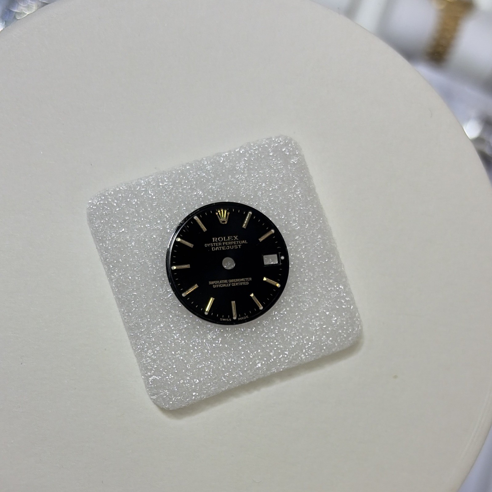 Rolex Datejust Dial Black stick Hour Marks w/ Date Window 26mm 69173 179173