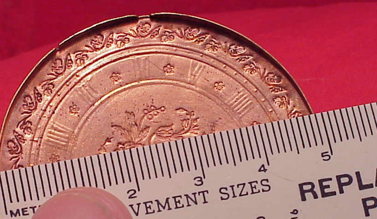 VINTAGE LARGE 50MM VERGE FUSEE REPOUSSE DIAL SNAP ON POCKET WATCH SCARCE